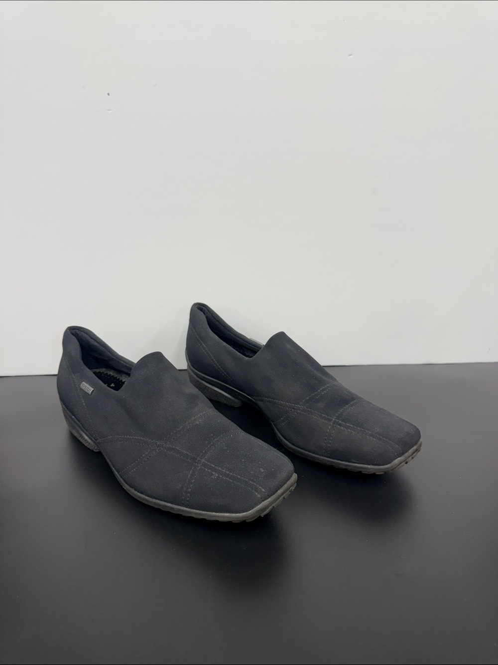Ara Gore-Tex Black Slip-On Comfort Sneakers